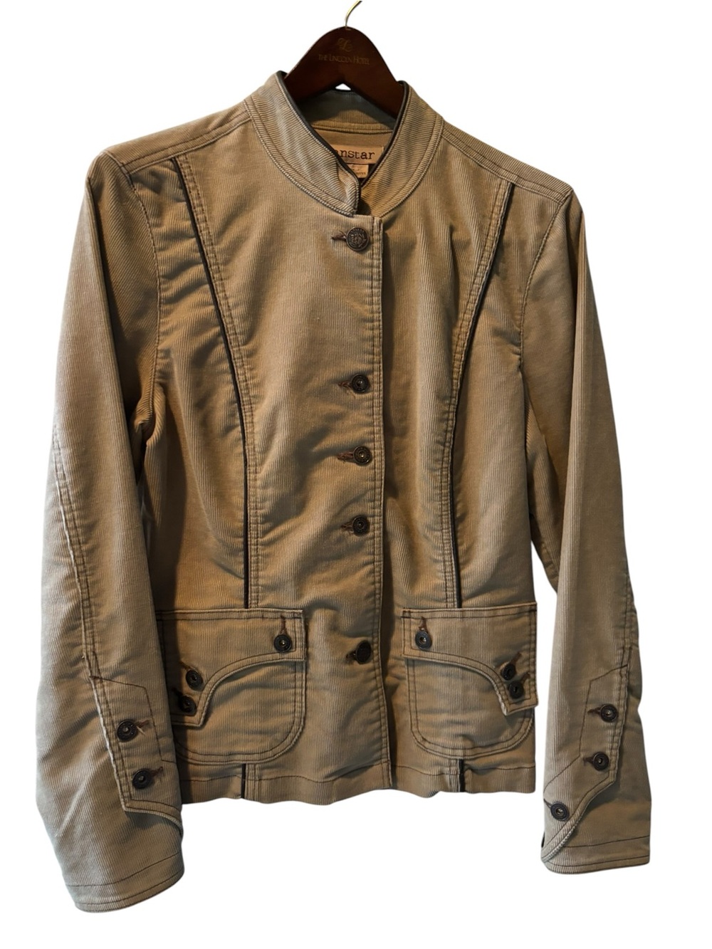 Military Old Money Quiet Luxury Taupe Chic Jeanstar M